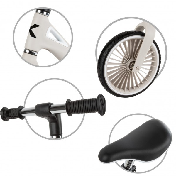 NIX Gray balance bike--bebis.lv