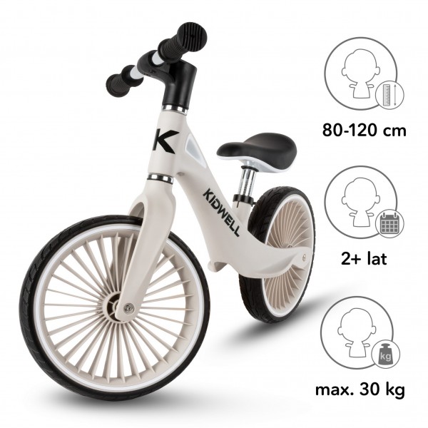NIX Gray balance bike--bebis.lv