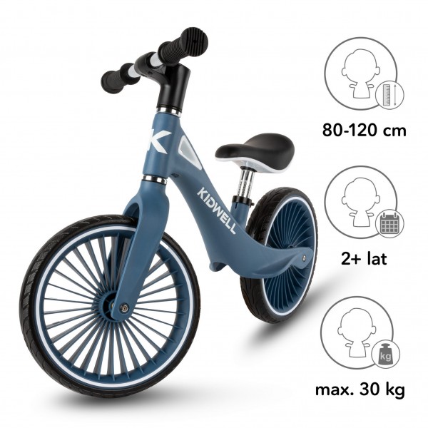 NIX Dark Blue balance bike--bebis.lv