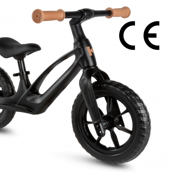 Vito Black balance bike--bebis.lv