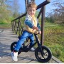 Vito Black balance bike--bebis.lv