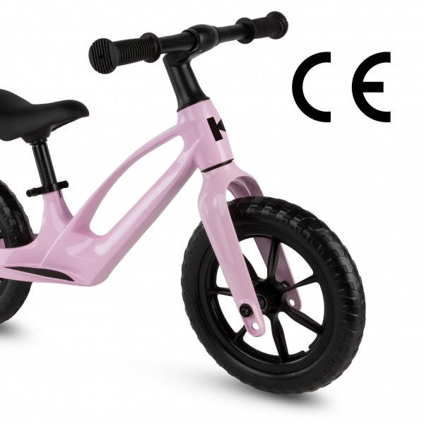 Vito Pink balance bike--bebis.lv