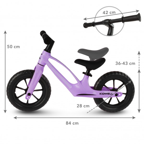 Vito Violet balance bike--bebis.lv