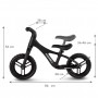 JOGO Black balance bike--bebis.lv