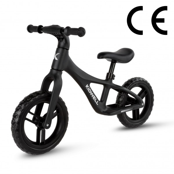 JOGO Black balance bike--bebis.lv