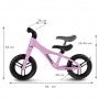 JOGO Pink balance bike--bebis.lv