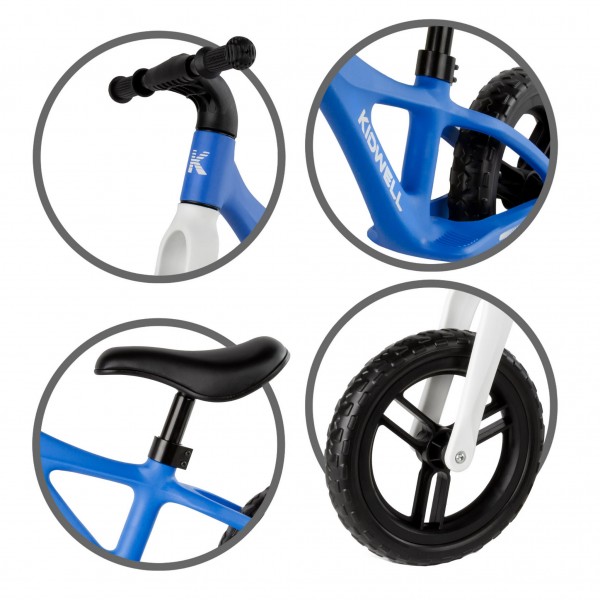 JOGO Blue balance bike--bebis.lv