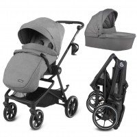Pram 2 in 1 VELMONT Pram grey
