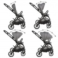 Pram 2 in 1 VELMONT Pram grey