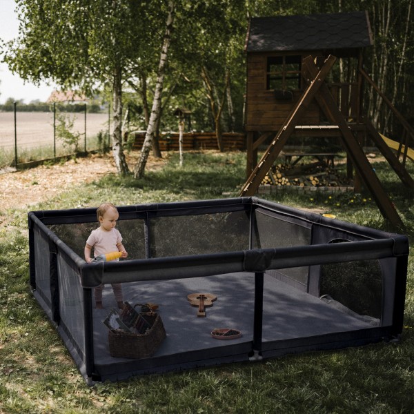 FANKO Black playpen 180x200--bebis.lv