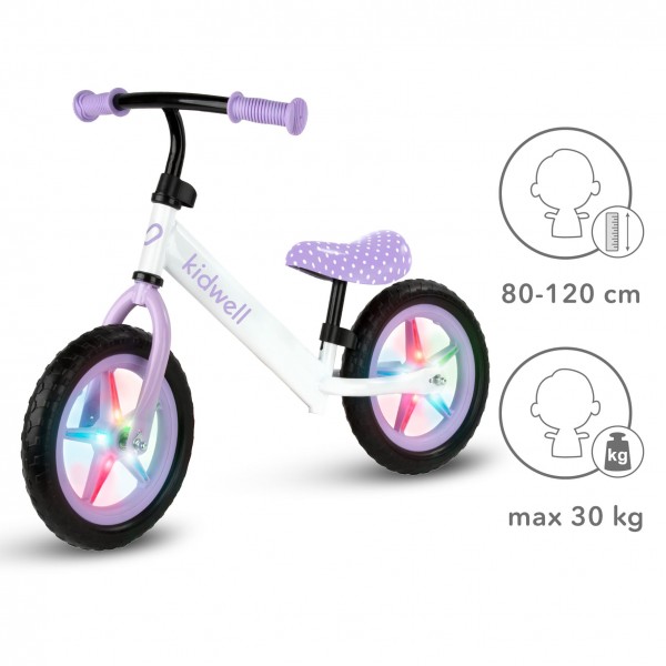 REBEL LED Dots balance bike--bebis.lv