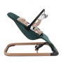 LARO Green/Wooden baby bouncer--bebis.lv