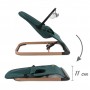 LARO Green/Wooden baby bouncer--bebis.lv