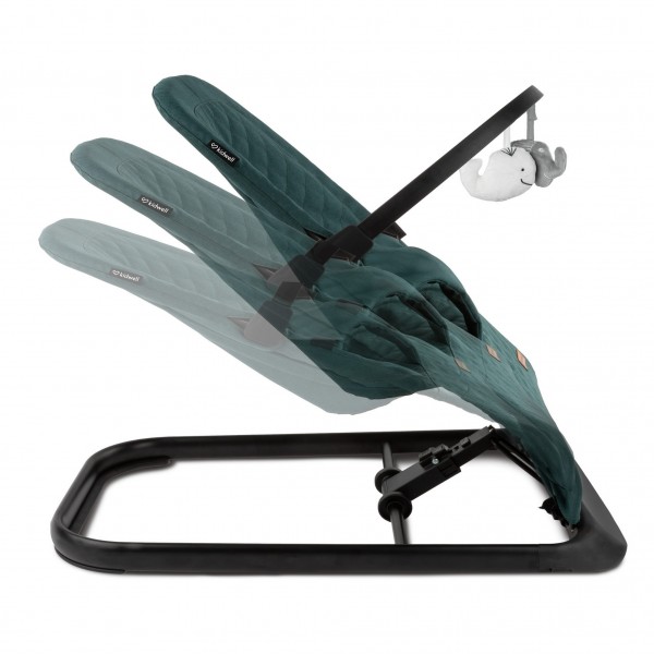 LARO Green/Black baby bouncer--bebis.lv