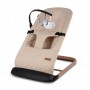 LARO Beige/Wooden baby bouncer--bebis.lv