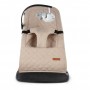 LARO Beige/Wooden baby bouncer--bebis.lv