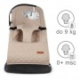LARO Beige/Wooden baby bouncer--bebis.lv