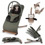 RUBI Green/Black baby bouncer--bebis.lv