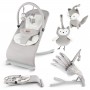 RUBI Gray/White baby bouncer--bebis.lv