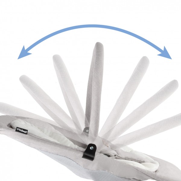 RUBI Gray/White baby bouncer--bebis.lv