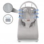 RUBI Gray/White baby bouncer--bebis.lv