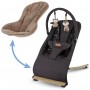 RUBI Black/Gold baby bouncer--bebis.lv