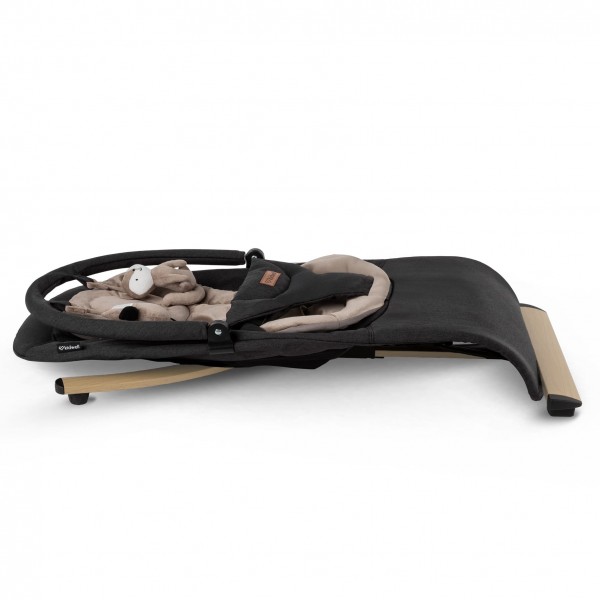 RUBI Black/Gold baby bouncer--bebis.lv
