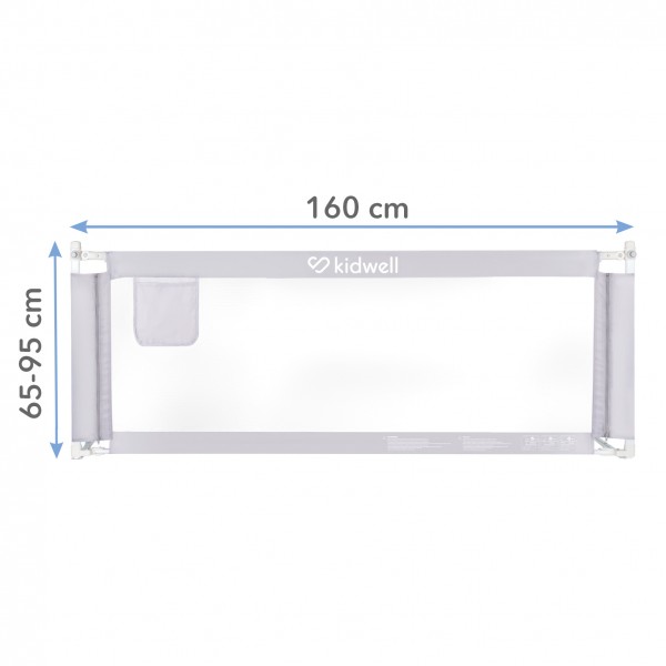 Gultas aizsargsiena TIVA 160 cm--bebis.lv