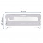 Bed Rail CORI grey--bebis.lv