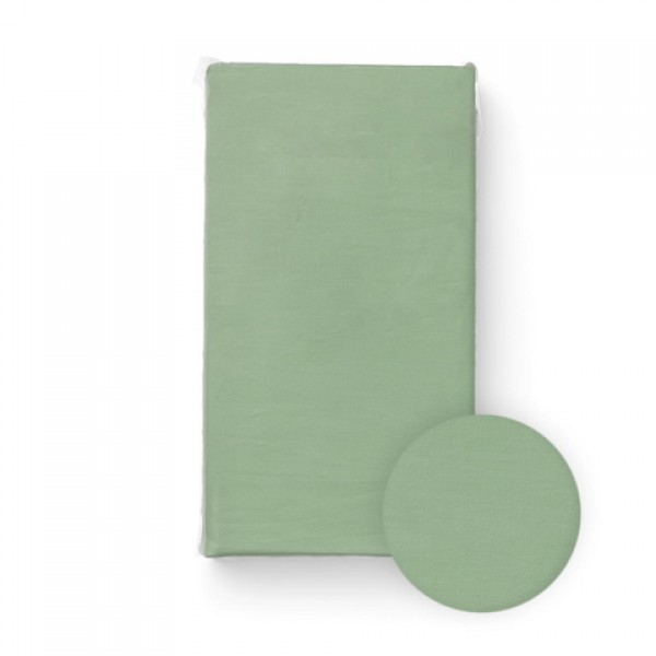 Простыня трикотажная на резинке 120x60 cm GREEN BL054-Постельные принадлежности-bebis.lv