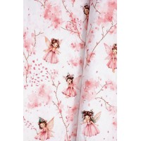 Flannel nappy FAIRY pink 70x80 cm (7341)