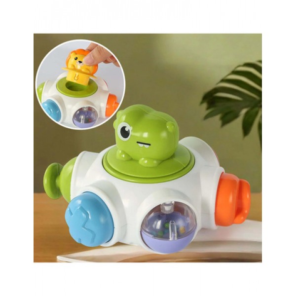 Educational Sensory Cube SPACE ROCKET-MAZUĻIEM (~0-5 gadi)-bebis.lv