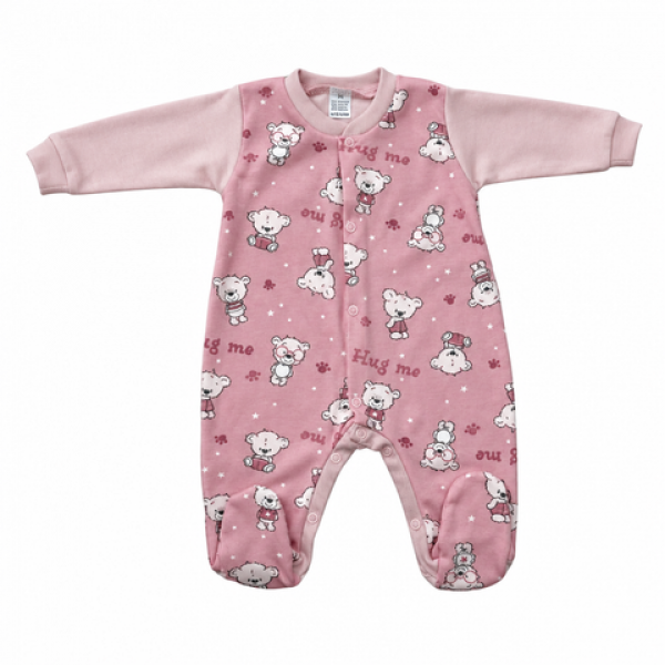 Rompers Pink Teddy 74 cm 600-Childrens clothing-bebis.lv