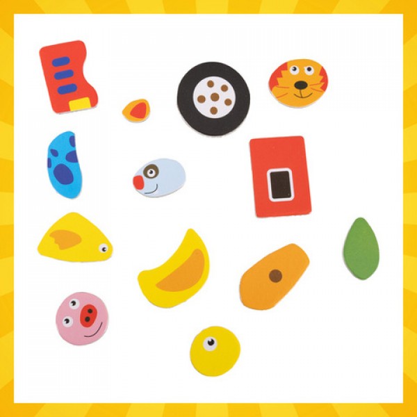 Деревянная доска, двусторонняя 25637-Игрушки-bebis.lv