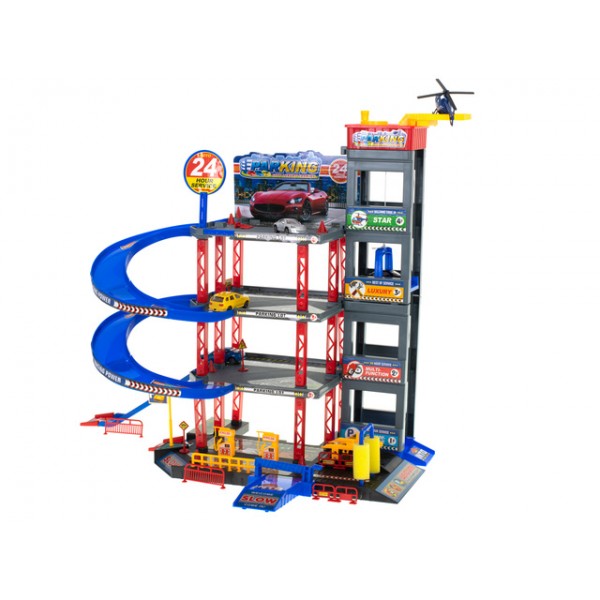 Паркинг-запрвка-автомойка с 4 машинами KX5990-Игрушки-bebis.lv