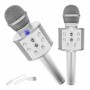 Mikrofons KARAOKE ar skaļruni 22188 silver-Rotaļlietas-bebis.lv