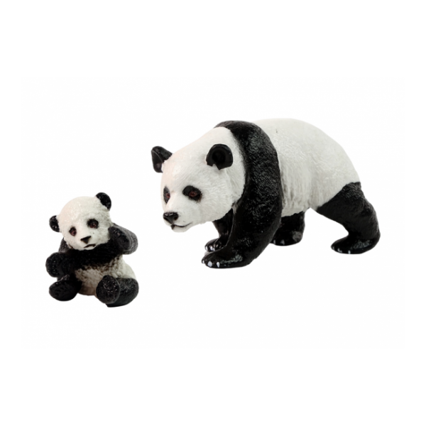 Панда с малышом, набор фигурок 98915-ИГРУШКИ-bebis.lv