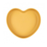 Bērnu bļoda HEART ar piesūcekni 80/309 yellow