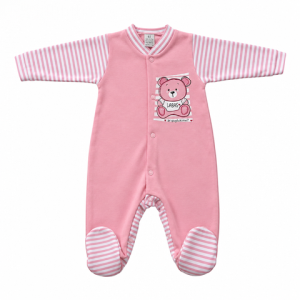 Rompers SWEET BABY pink 74 cm 0421-Bērnu apģērbi-bebis.lv