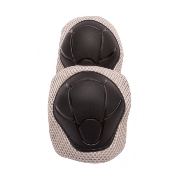 TRACKER - Защитные наколенники, налокотники и напульсники SUN BABY для роликовых коньков и самокатов, размер S - серые--bebis.lv