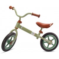 Беговел Molto STRADA, черные колеса - шалфейно-зеленый