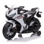 Honda CBR 1000RR ar akumulatoru darbināms motocikls ar gaismām un skaņām - balts--bebis.lv