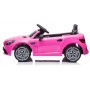 Детский электромобиль Mercedes BENZ SLC300 Cabrio со звуком, светом и пультом дистанционного управления — розовый.--bebis.lv