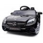 Mercedes BENZ SLC300 kabriolets ar akumulatora piedziņu, skaņas, gaismas, tālvadības pults - melns--bebis.lv