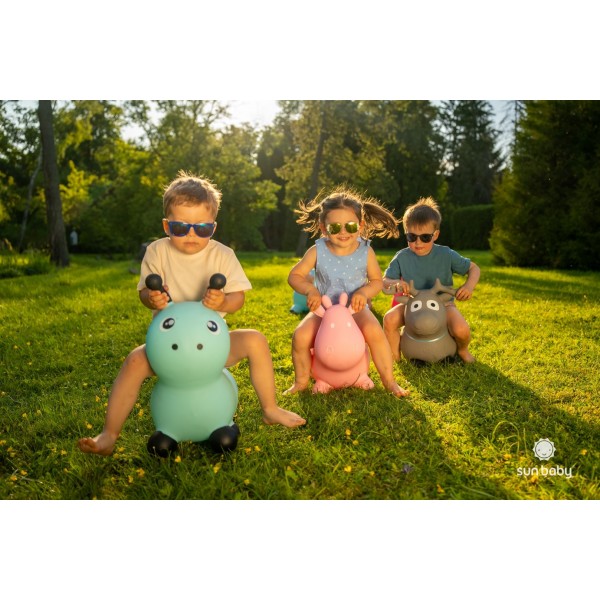 Gumijas džemperis bērniem COW 57 cm gaiši rozā lēkāšanai ar pumpīti--bebis.lv