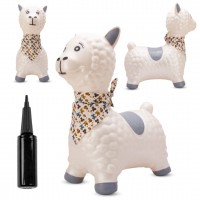 Gumijas džemperis bērniem ALPAKA 55cm balts ar lecamauklu un pumpīti