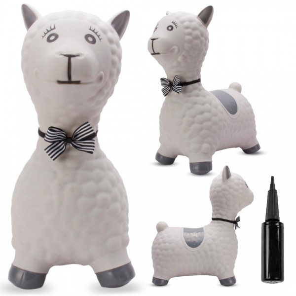 Gumijas lēcējs bērniem ALPAKA 55cm pelēks--bebis.lv