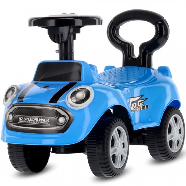 Bērnu ratiņi, stūmēji, staigulīši GO GO Fassion zili--bebis.lv