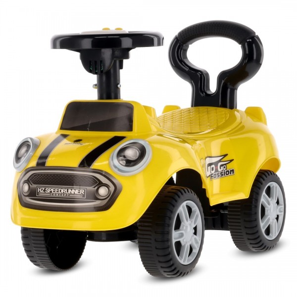 Bērnu ratiņi, stūmēji, staigulīši GO GO Fassion dzeltens--bebis.lv