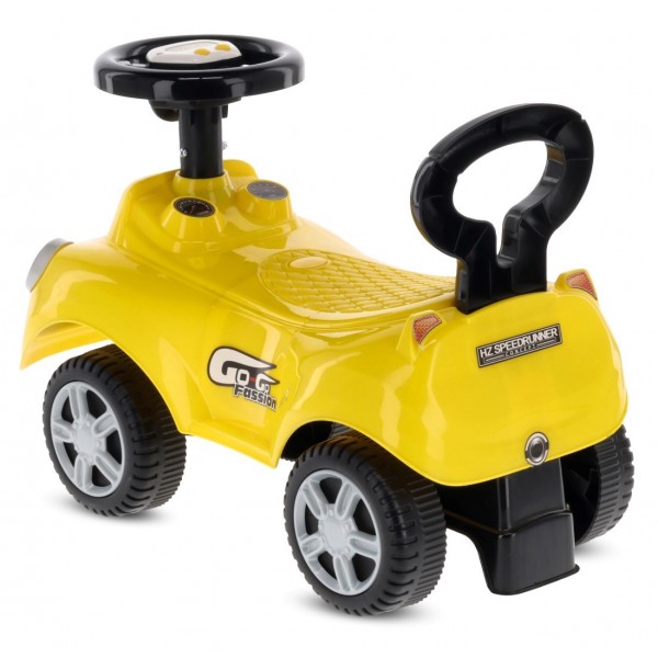 Bērnu ratiņi, stūmēji, staigulīši GO GO Fassion dzeltens--bebis.lv